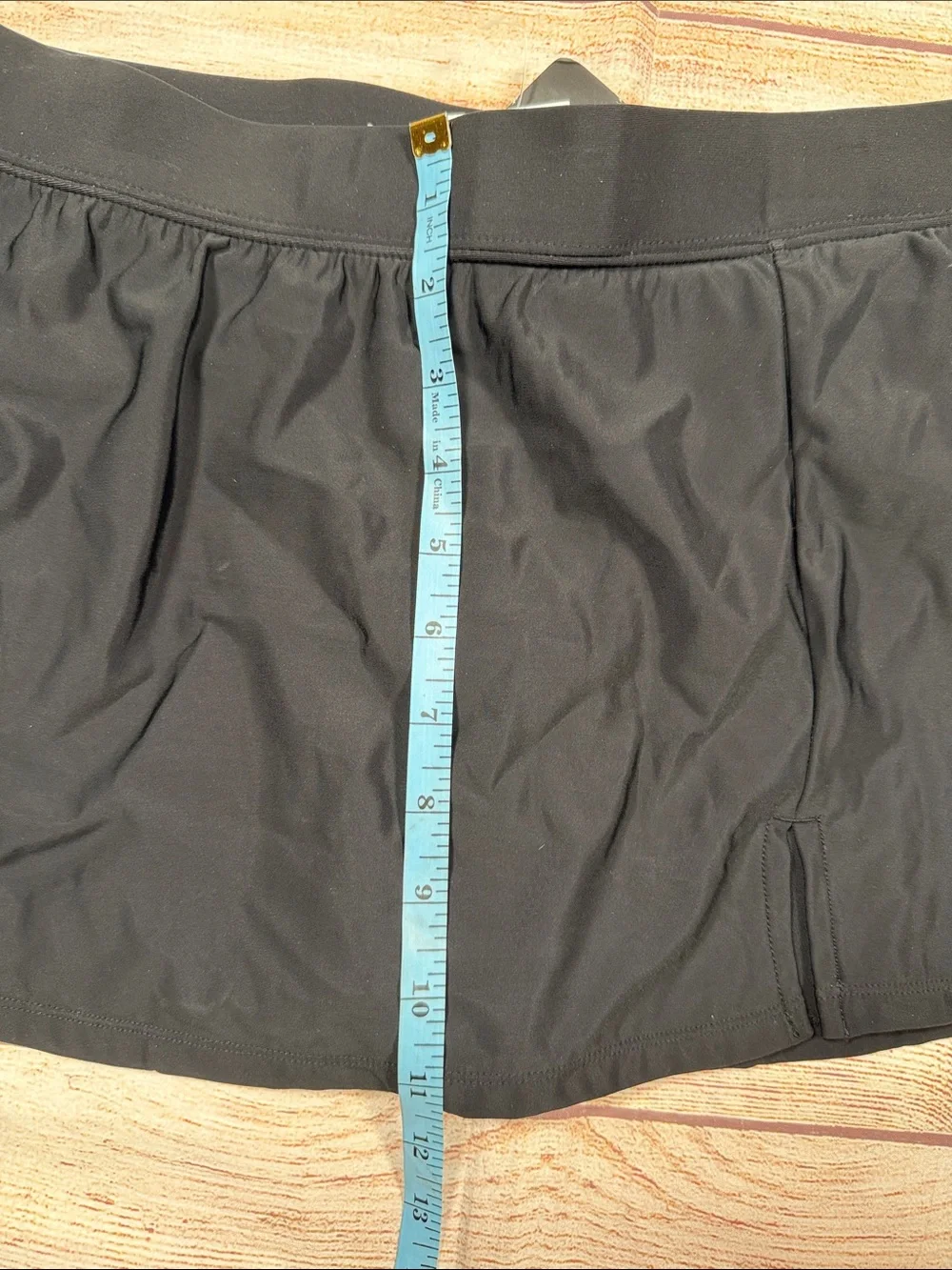 NWT‎ Aqua Green Black Swim Skirt Bikini Bottom